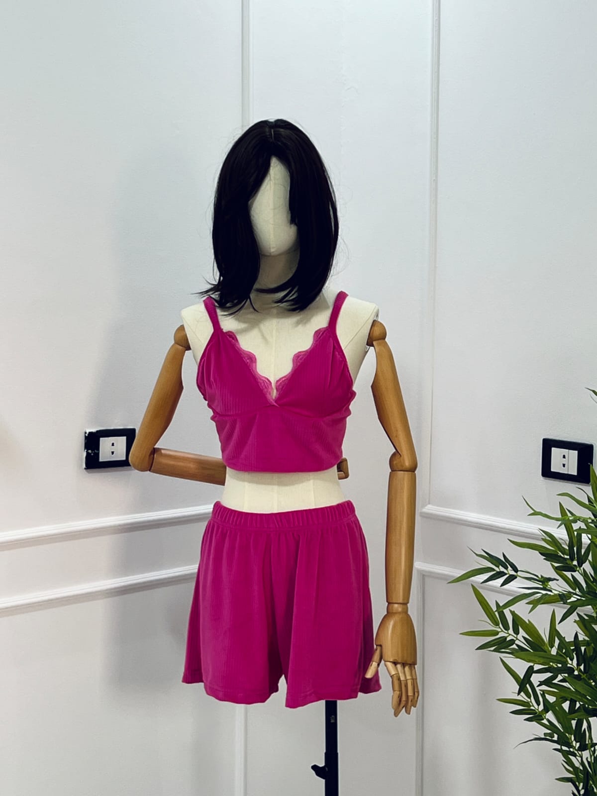 بيجامة 3 قطع - بينك